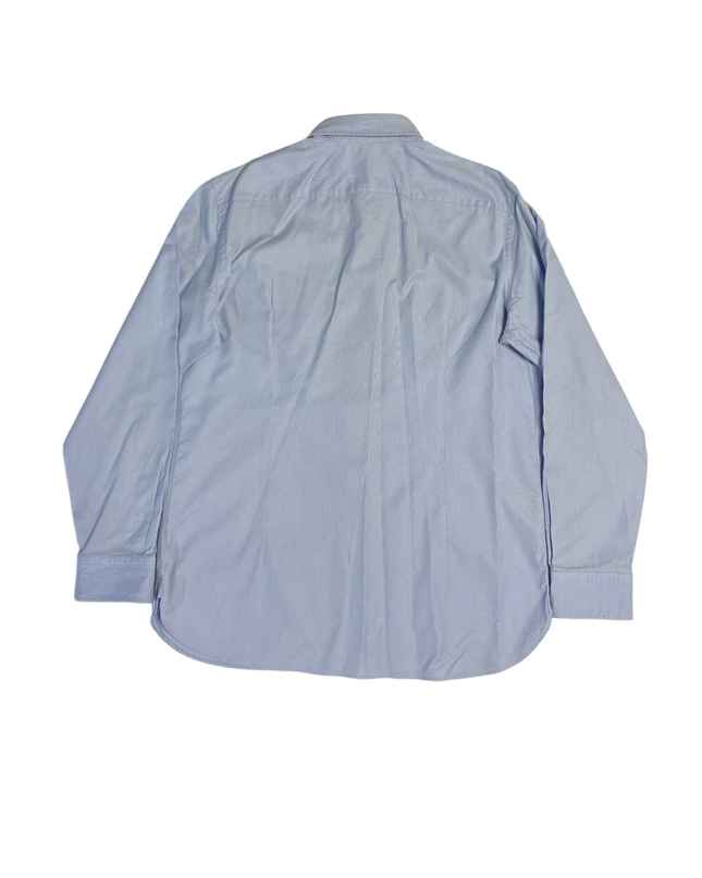 BOSS Light Blue Striped Long Sleeve Shirt