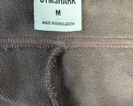 Gymshark Brown Graphic Logo Relaxed Fit Joggers