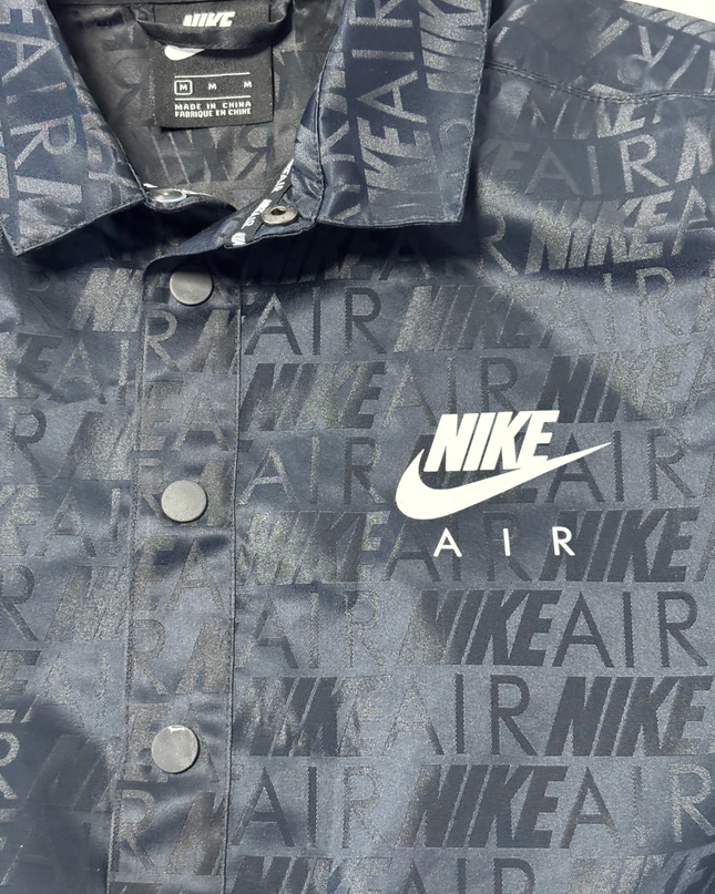 Nike Black Logo Print Sportswear Jumpsuit