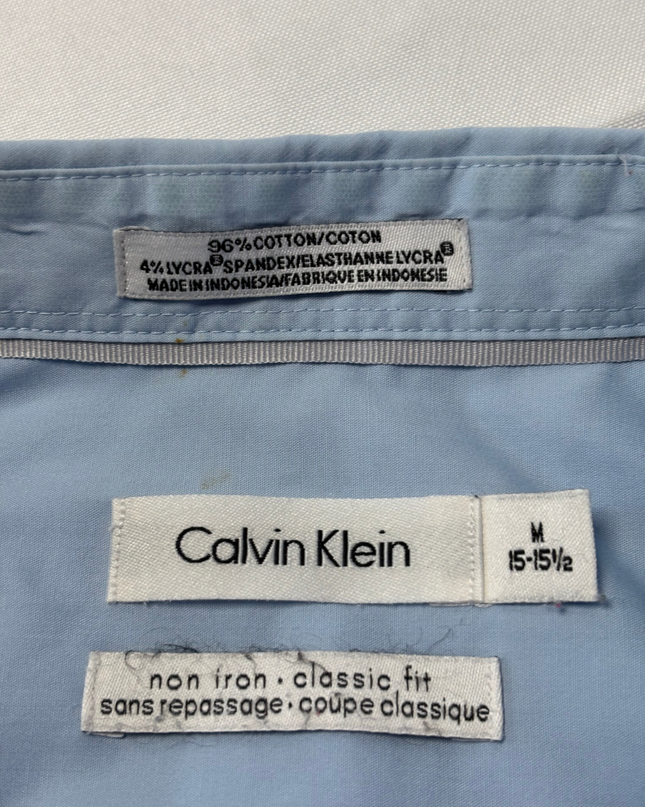 Calvin Klein Light Blue Non-Iron Classic Fit Dress Shirt