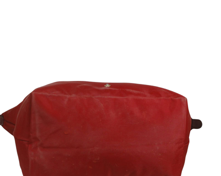 Longchamp Red Le Pliage Nylon Shoulder Bag