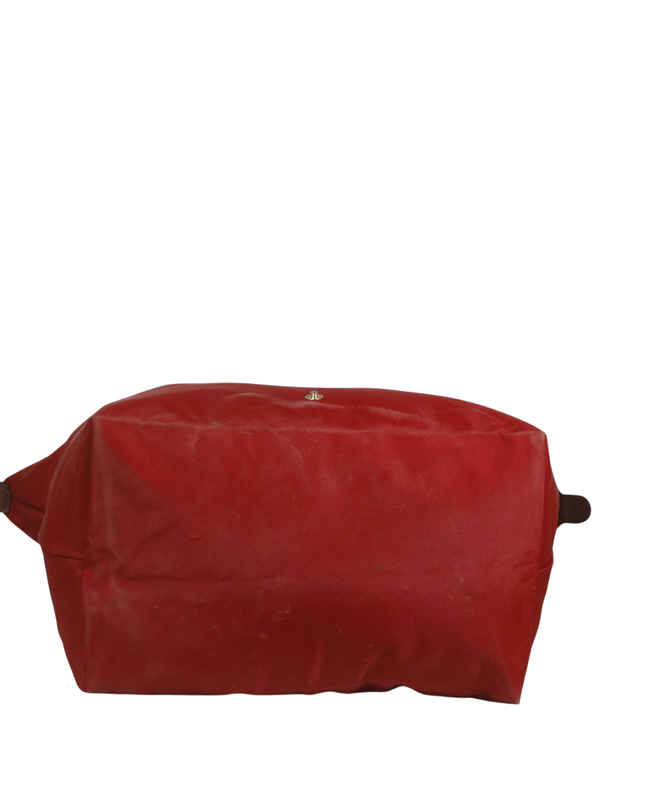 Longchamp Red Le Pliage Nylon Shoulder Bag