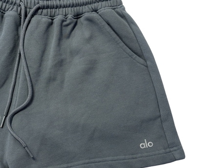 Alo Slate Blue Sports Shorts