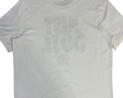 Nike White 'Just Do It' Graphic T-Shirt