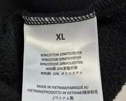 Fear of God Essentials Black Oversized Crewneck Sweatshirt