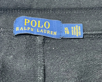 Polo Ralph Lauren Black Big Pony Fleece Sweat Shorts