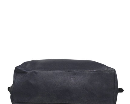 Coach Black Pebbled Leather Tote Bag
