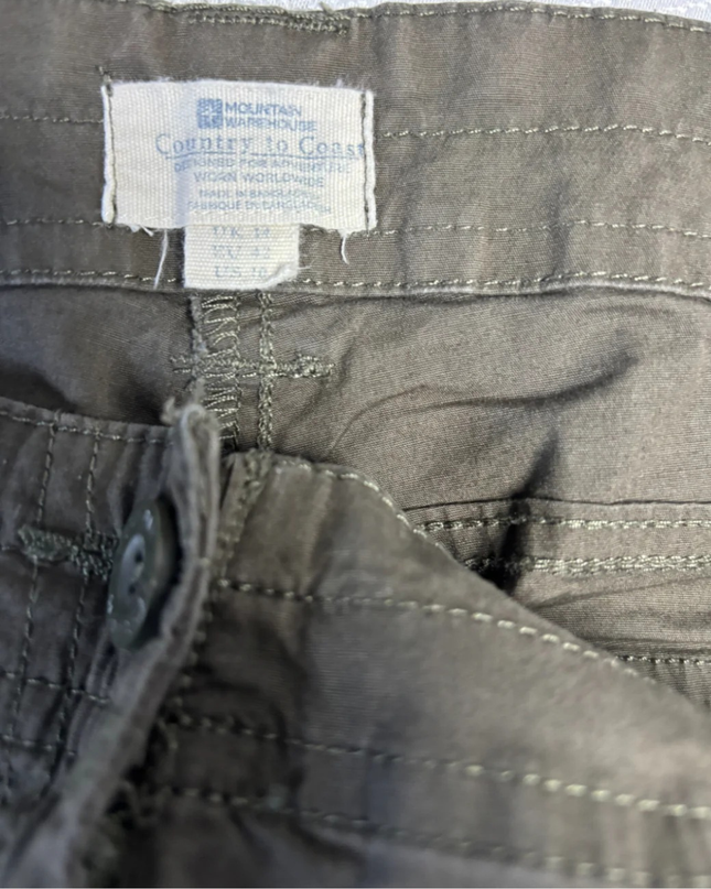 Mountain Warehouse Olive Utility Casual Shorts