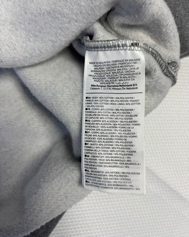 Nike Grey Air Full-Zip Hooded Sweatshirt