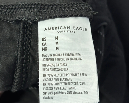 American Eagle Black Men's Active Tech Shorts