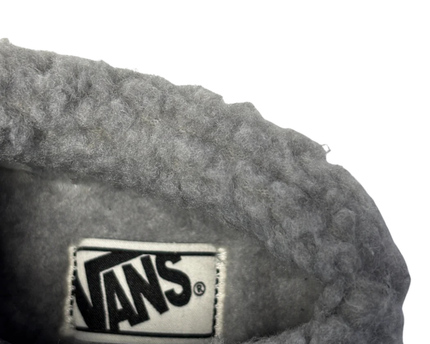 Vans Grey Sherpa-Lined Suede Sneakers