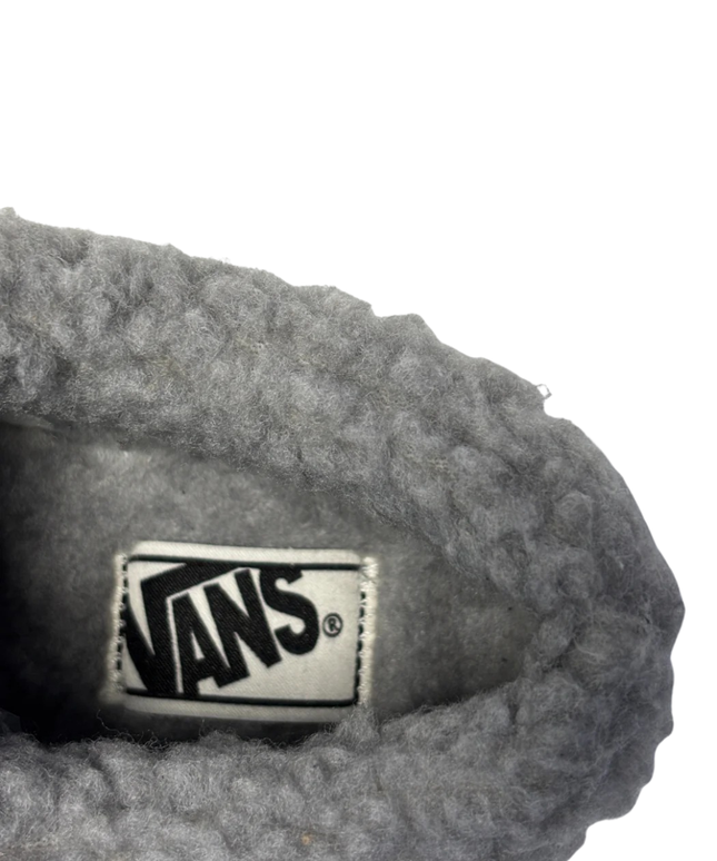 Vans Grey Sherpa-Lined Suede Sneakers