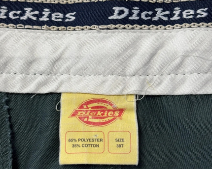 Dickies Dark Green Straight Leg Work Pants