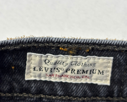 Levi's Premium Grey Slim Straight Jeans