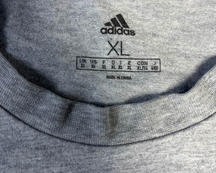 Adidas Grey Graphic Logo T-Shirt
