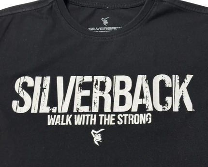 Silverback Black Artistic Gorilla Graphic T-Shirt