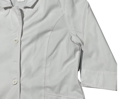 Dickies White Professional 3/4 Sleeve Coat