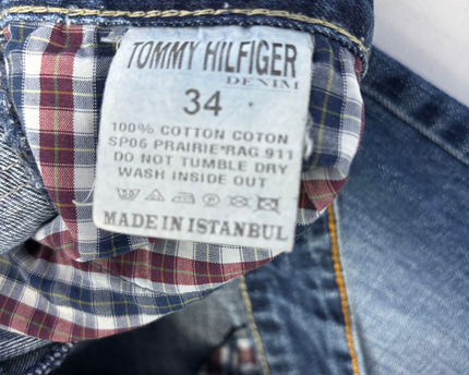 Tommy Hilfiger Blue Straight Leg Denim Jeans
