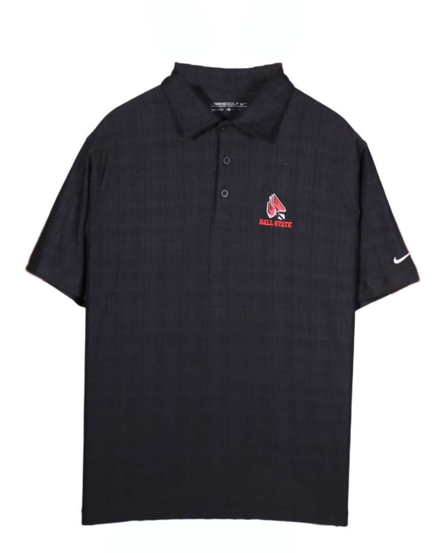 Nike Golf Dri-FIT Black Ball State Cardinals Performance Polo Shirt - L