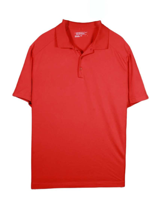 Nike Red Golf Tour Performance Drifit Short Sleeve Polo T-Shirt - XL