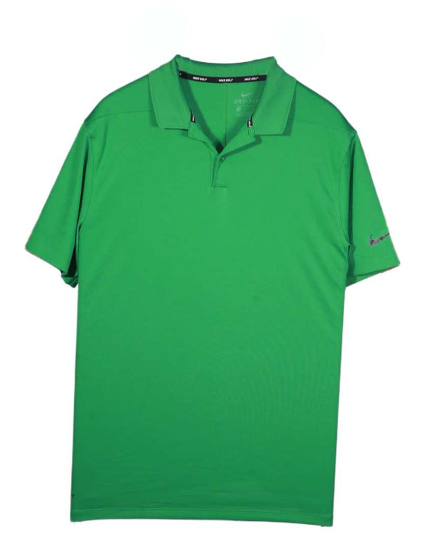 Nike DRI-FIT Green Performance Wicking Golf Polo T-Shirt - L
