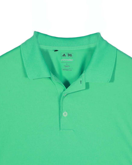 Adidas Golf Puremotion Bright Green Performance Polo Shirt - XL