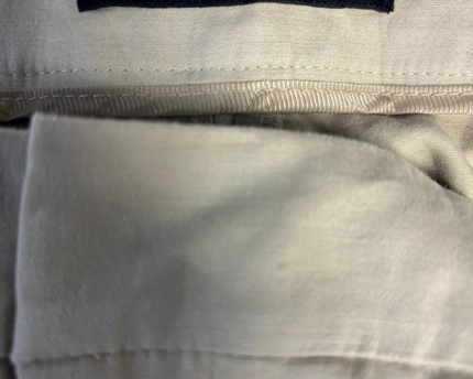 Zara Beige Tailored Straight Leg Trousers