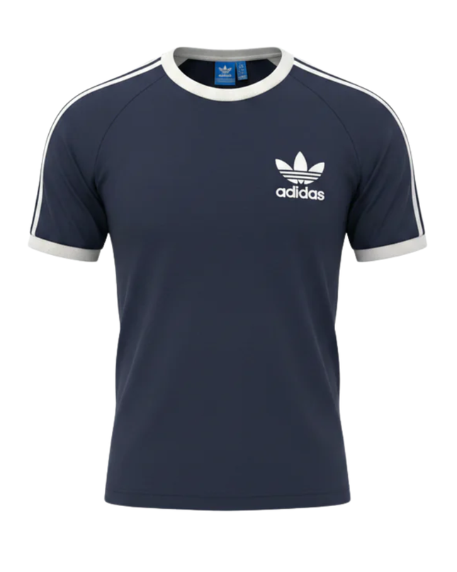 Adidas Navy Trefoil T-Shirt