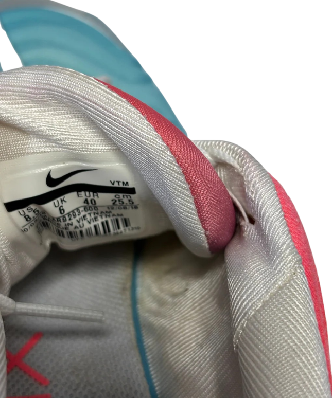 Nike Air Max 720 Teal and Red Sneakers