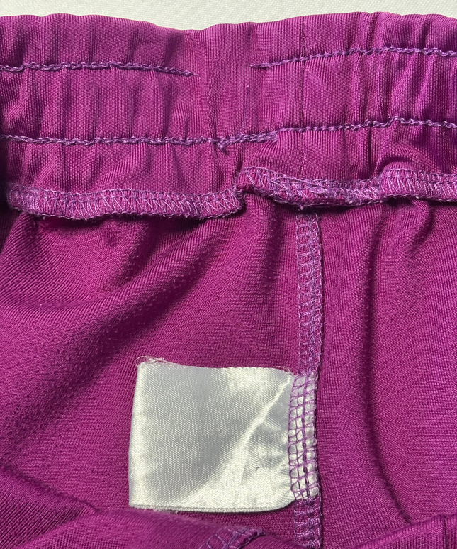 Adidas Purple Trefoil 3-Stripe Track Pants