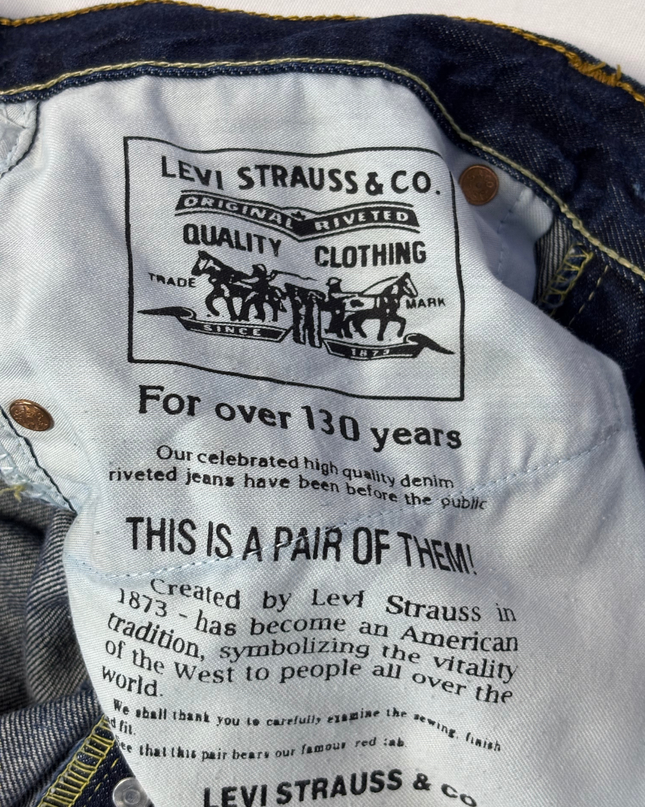 Levi's Dark Blue Straight Leg Anniversary Edition Jeans