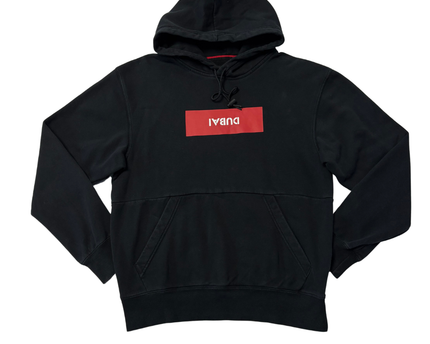 Jordan Black Dubai Box Logo Hoodie