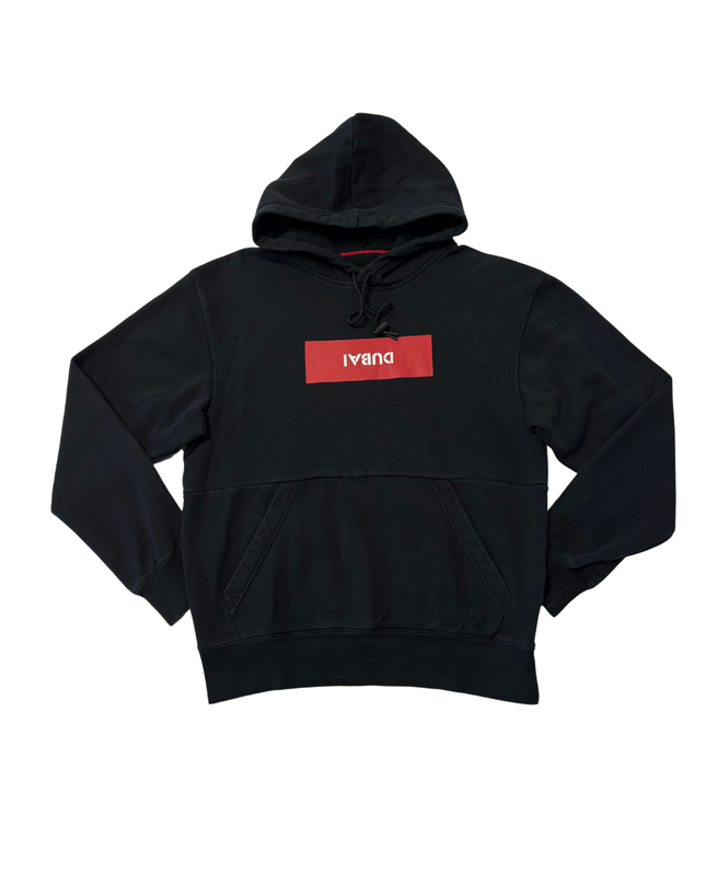 Jordan Black Dubai Box Logo Hoodie