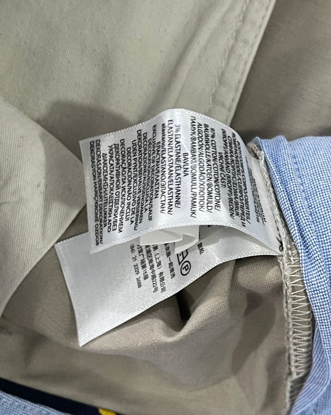 Polo Ralph Lauren Beige Stretch Straight Fit Chino Pants