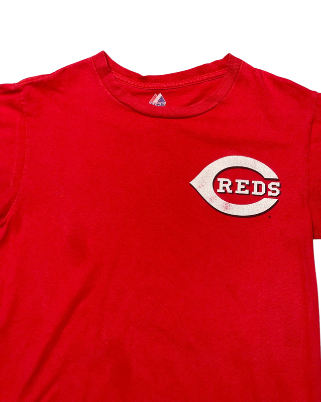 Majestic Red Cincinnati Reds Brandon Phillips #4 Player T-Shirt