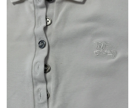 Burberry Brit White Short Sleeve Polo Shirt