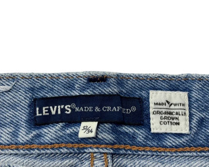 Levi's Made & Crafted Light Blue Straight Leg Organic Cotton Jeans