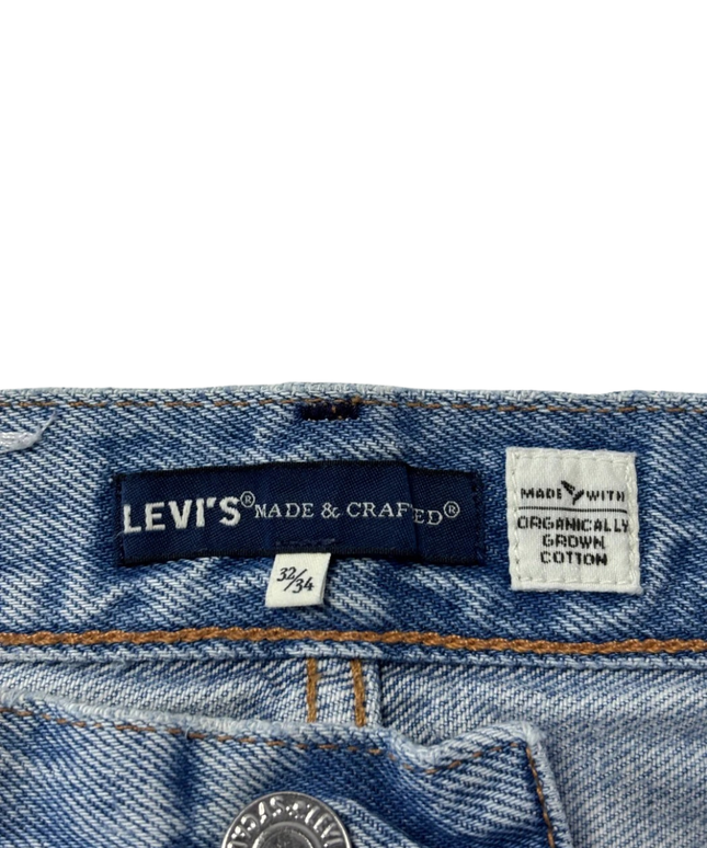 Levi's Made & Crafted Light Blue Straight Leg Organic Cotton Jeans