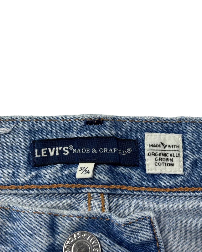 Levi's Made & Crafted Light Blue Straight Leg Organic Cotton Jeans