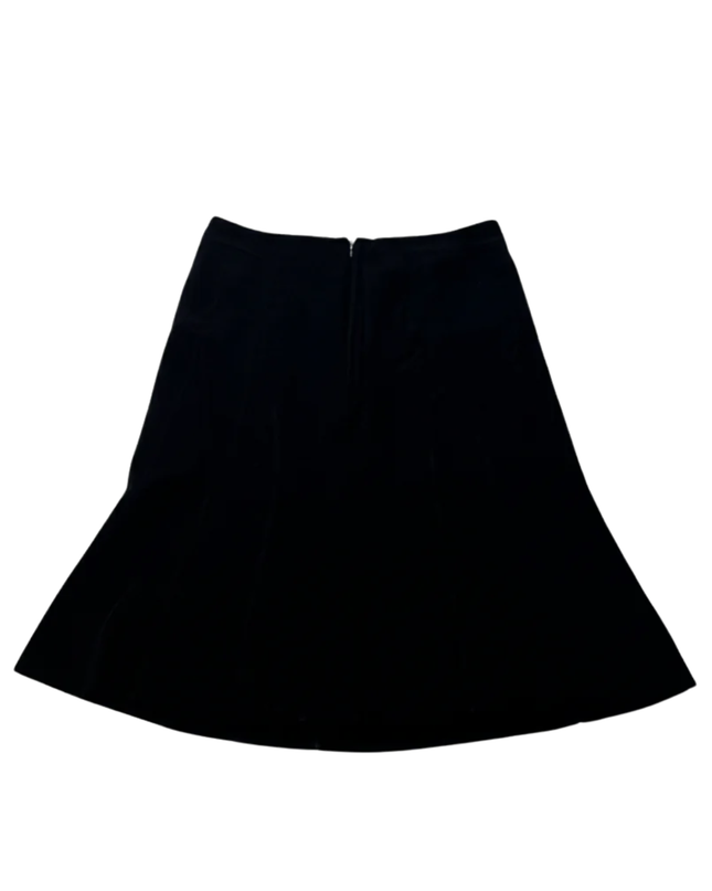 Forever 21 Contemporary Black A-Line Midi Skirt