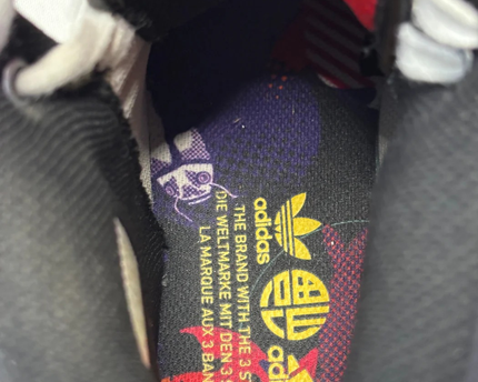 Adidas White Drop Step High Graphic Sneakers