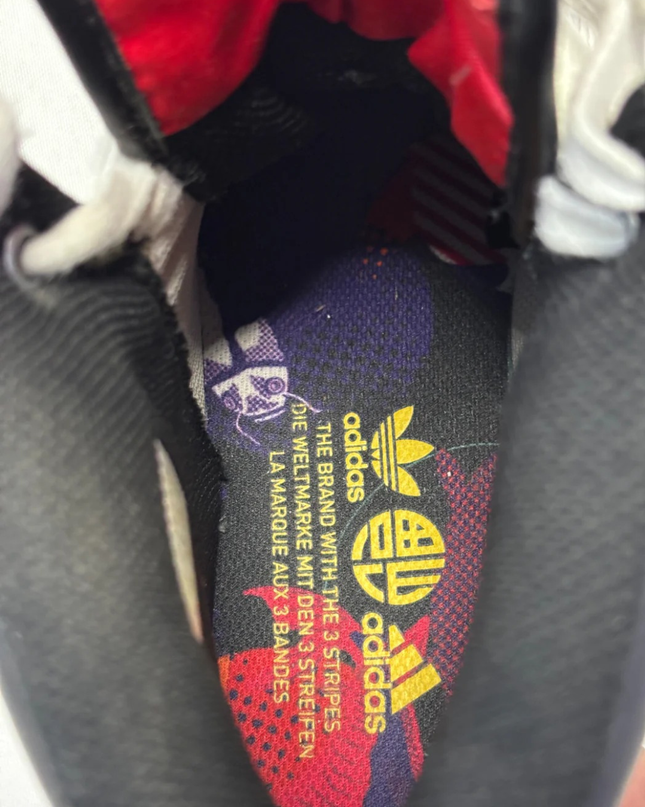 Adidas White Drop Step High Graphic Sneakers