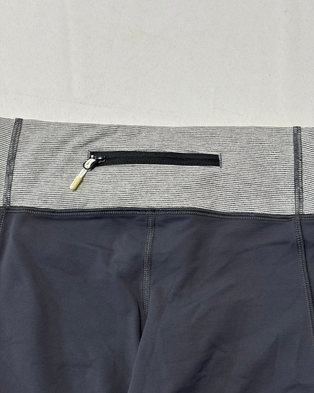 Lululemon Grey/Black Abstract Patterned High-Rise Leggings