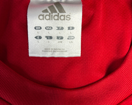 Adidas Red Men's Climalite Performance Sports T-Shirt