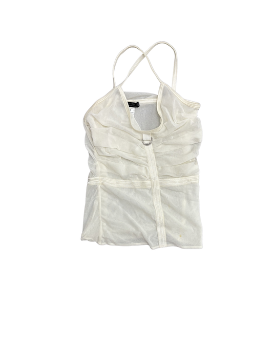 Parasuco Ergonomic Jeans Sheer Mesh Strappy Top - XXS