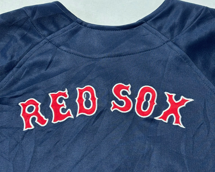 Nike Red/Navy Boston Red Sox Button-Up Baseball Jersey
