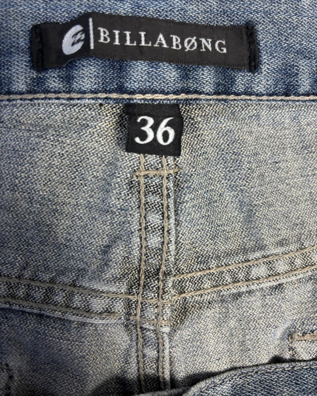Billabong Blue Denim Relaxed Fit Shorts