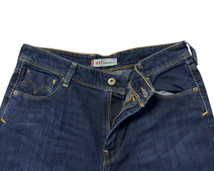 Levi's 627 Dark Blue Straight Fit Denim Jeans