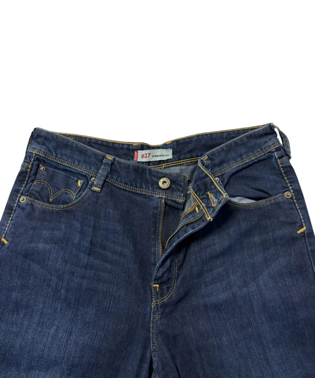 Levi's 627 Dark Blue Straight Fit Denim Jeans