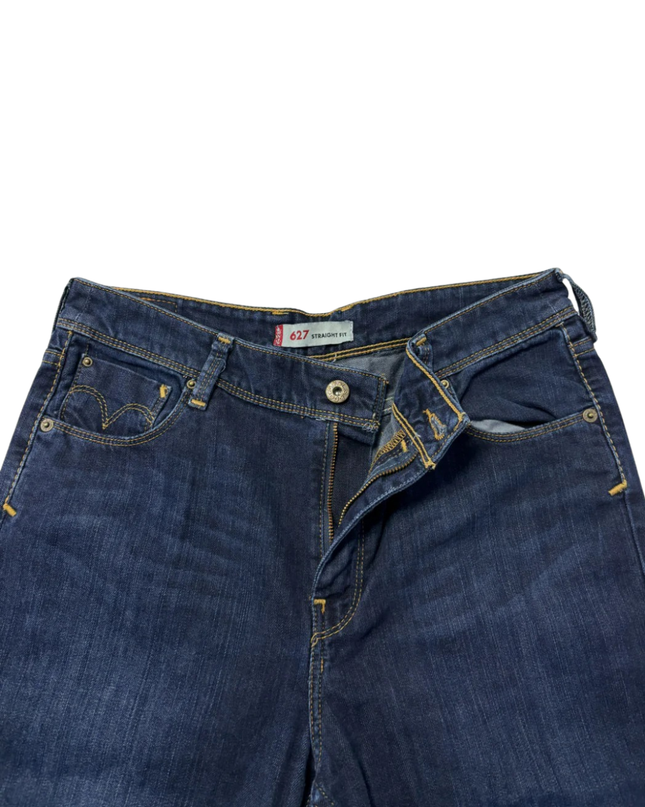 Levi's 627 Dark Blue Straight Fit Denim Jeans